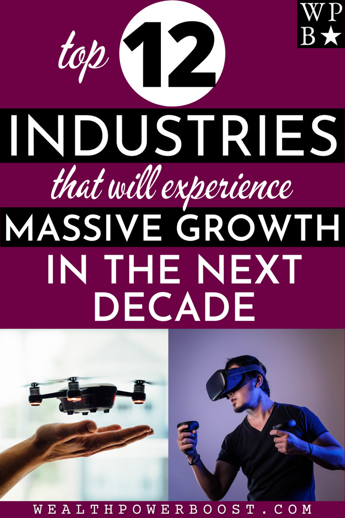 12 Industries That Will Experience Massive Growth In The Next Decade