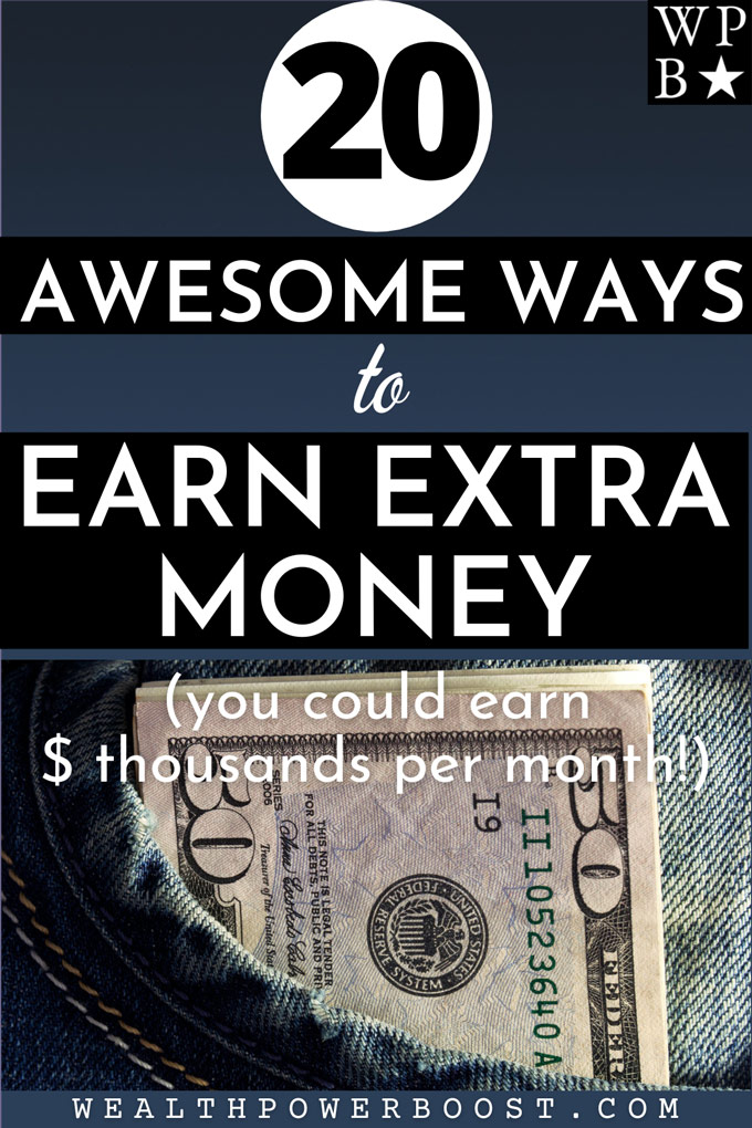 20 Awesome Ways To Earn Extra Money