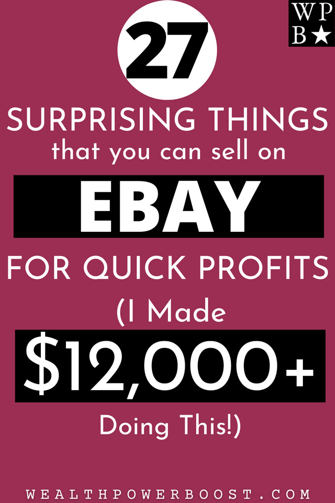 27 Surprising Things You Can Sell On eBay For Quick Profits