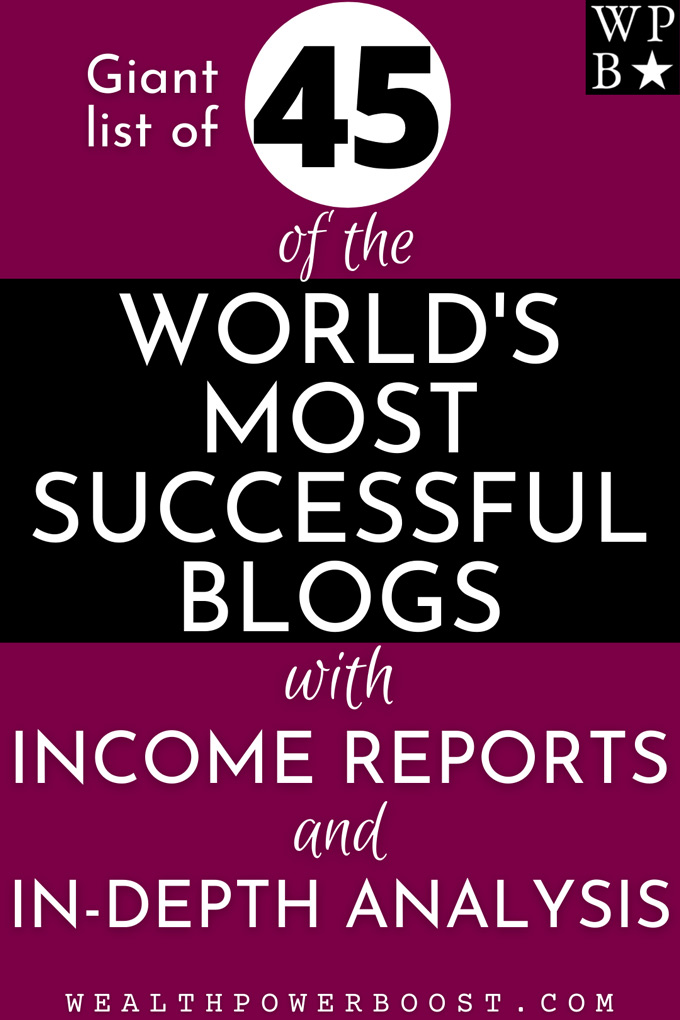45 Of The World's Most Successful Blogs